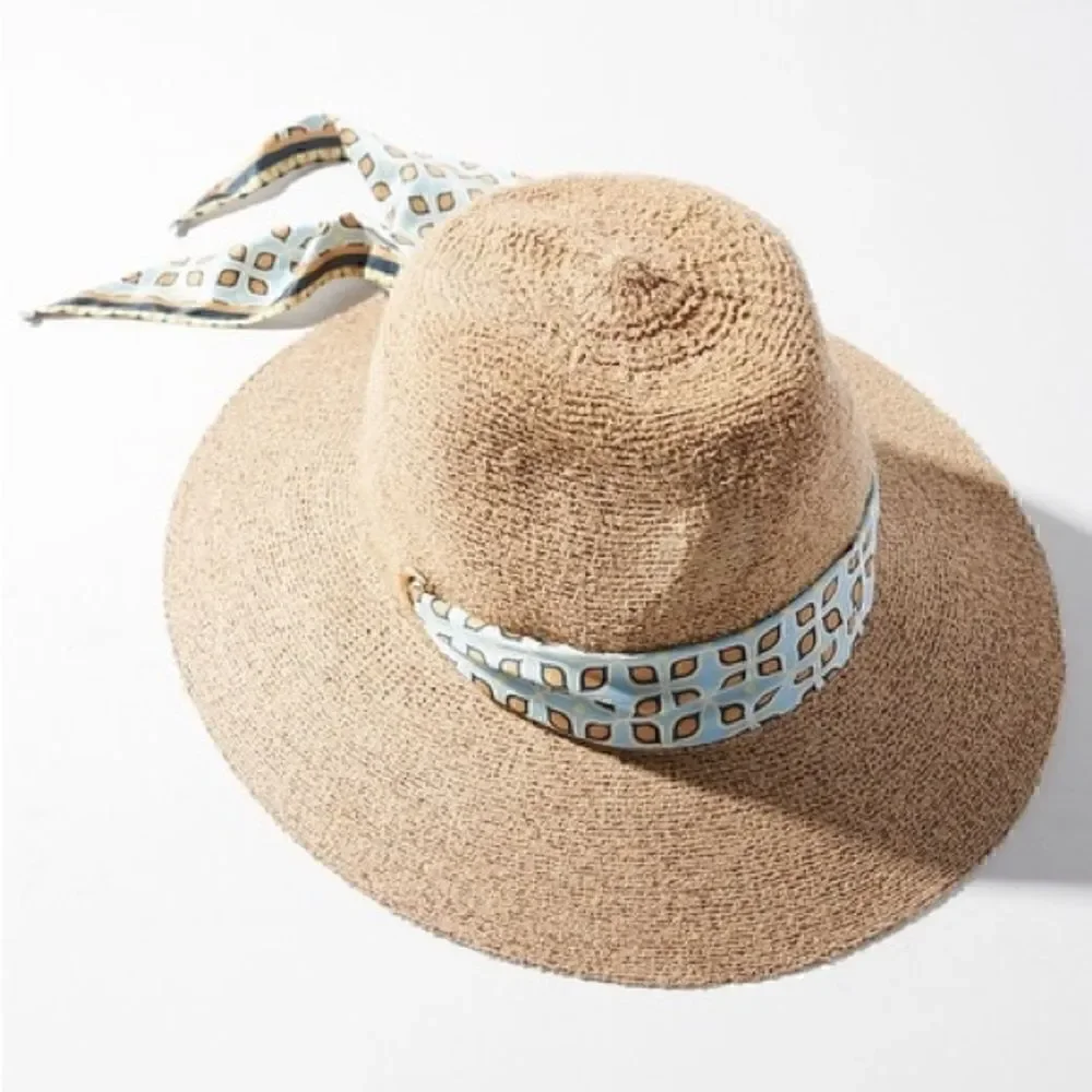 Chicos Sun Hat with Ribbon